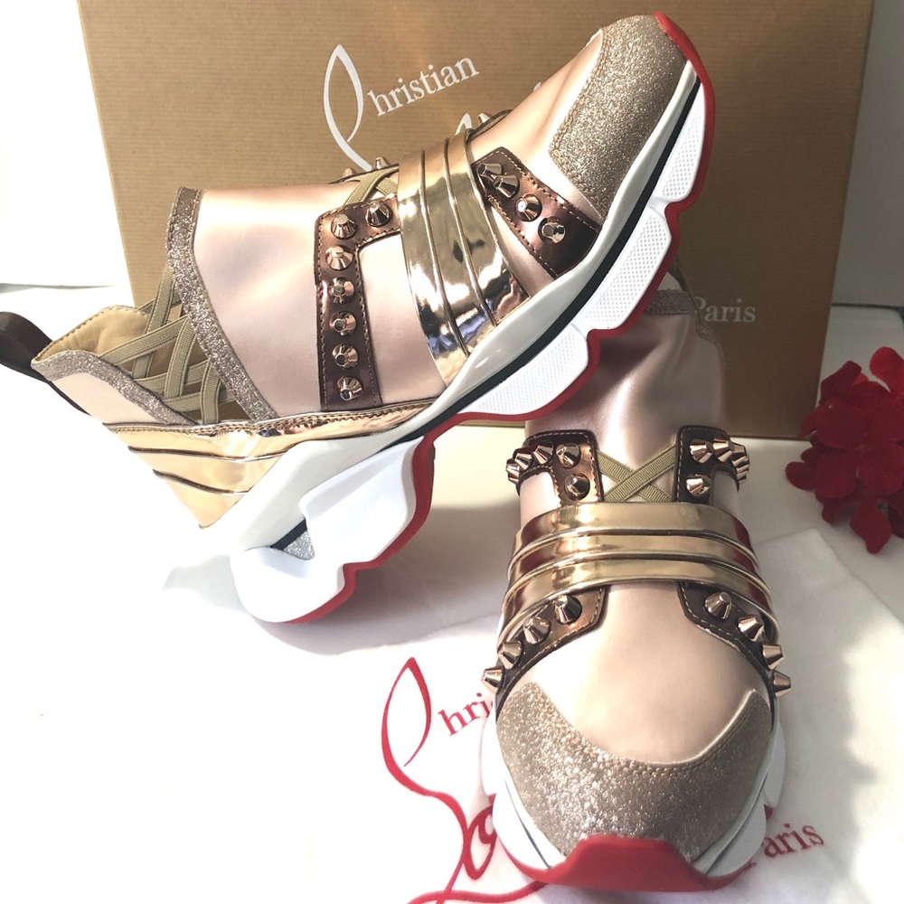 🌹CHRISTIAN LOUBOUTIN SNEAKER 🌹❤️💋